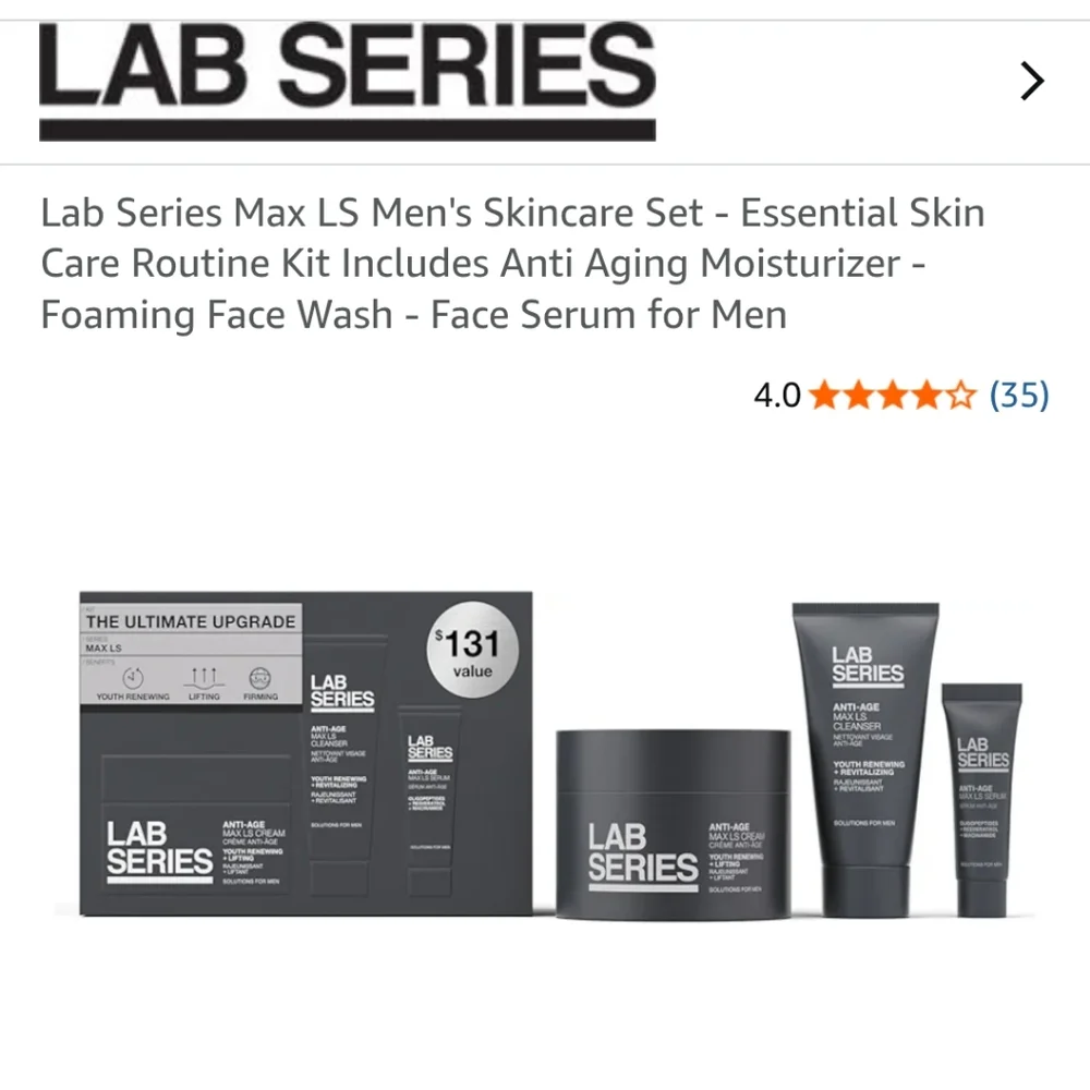Lab Series ULTIMATE UPGRADE Set - Wash, Serum and Cream. NIB (Value $131) - Picture 6 of 6